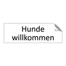Hunde willkommen
