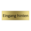 Eingang hinten
