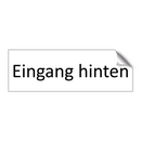 Eingang hinten