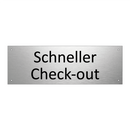 Schneller Check-out