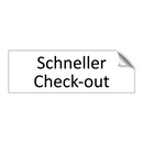 Schneller Check-out