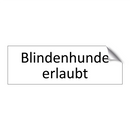 Blindenhunde erlaubt