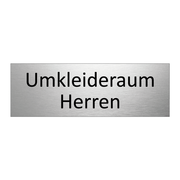 Umkleideraum Herren