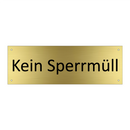 Kein Sperrmüll