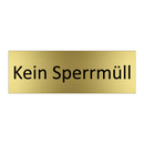 Kein Sperrmüll