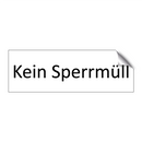 Kein Sperrmüll