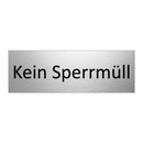 Kein Sperrmüll