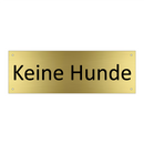 Keine Hunde