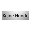 Keine Hunde