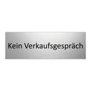 Kein Verkaufsgespräch
