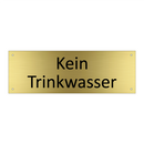 Kein Trinkwasser