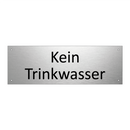 Kein Trinkwasser