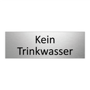 Kein Trinkwasser