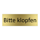 Bitte klopfen