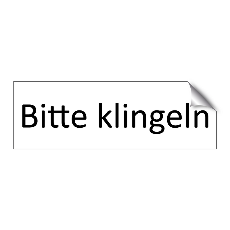 Bitte klingeln