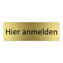 Hier anmelden