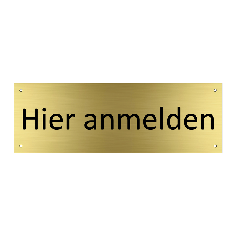Hier anmelden