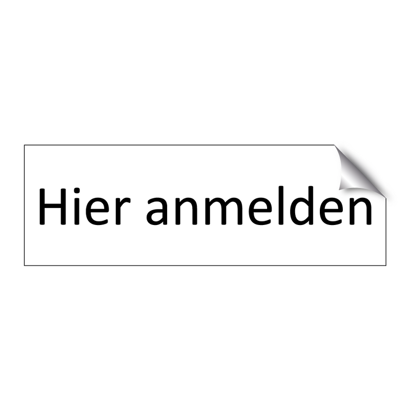 Hier anmelden