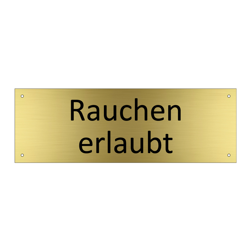 Rauchen erlaubt