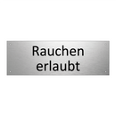 Rauchen erlaubt