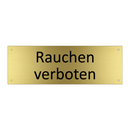 Rauchen verboten