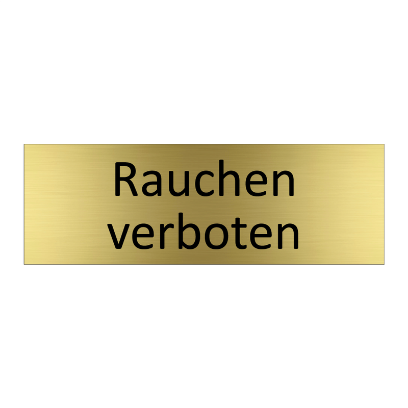 Rauchen verboten