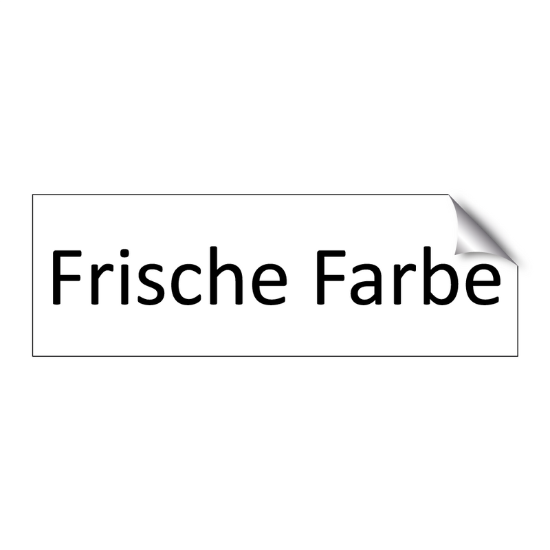 Frische Farbe