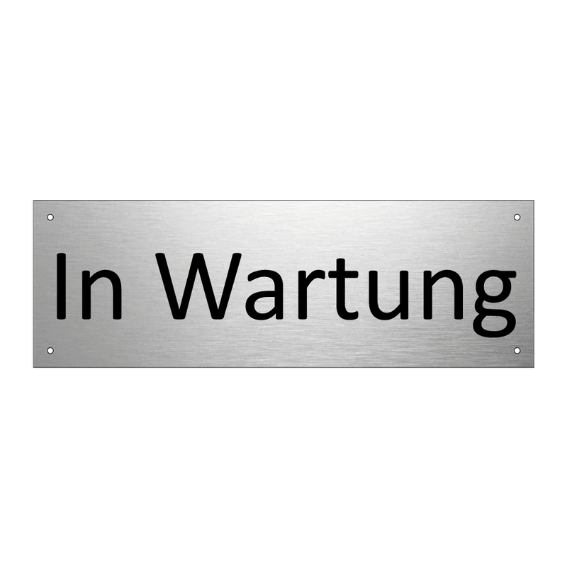 In Wartung