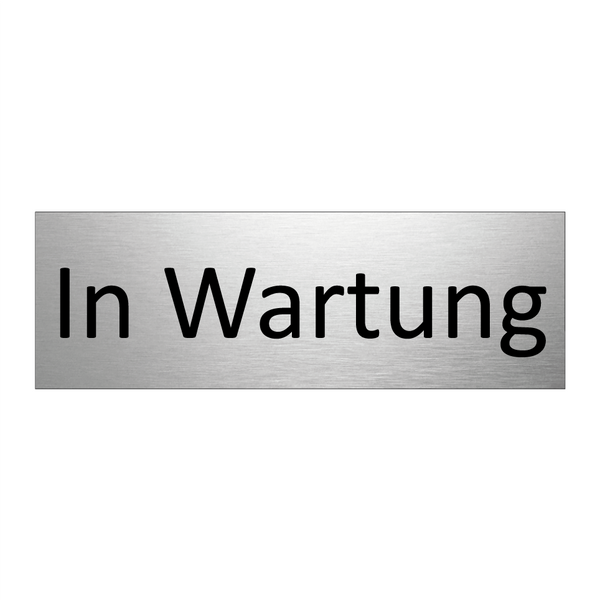 In Wartung