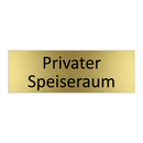 Privater Speiseraum