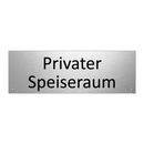 Privater Speiseraum