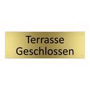Terrasse Geschlossen