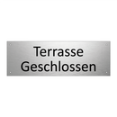 Terrasse Geschlossen