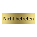 Nicht betreten