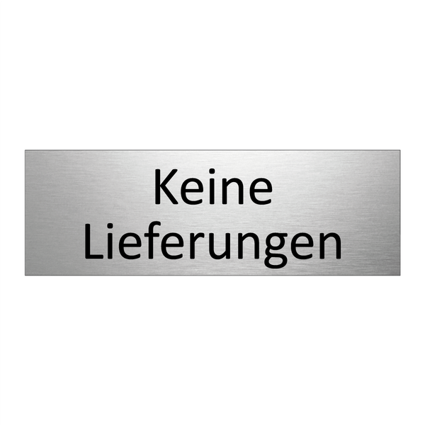 Keine Lieferungen
