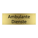 Ambulante Dienste