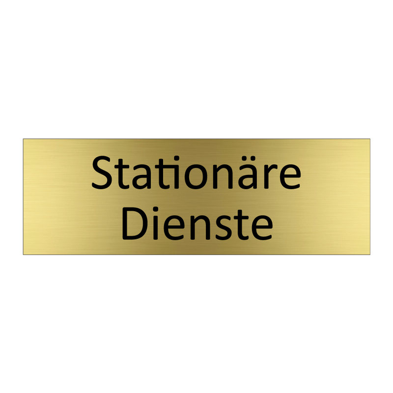 Stationäre Dienste