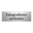 Fotografieren verboten