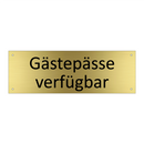 Gästepässe verfügbar