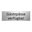 Gästepässe verfügbar