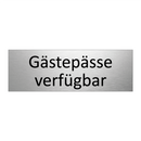 Gästepässe verfügbar