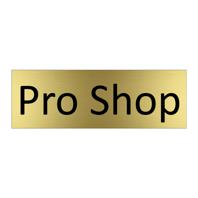 Pro Shop