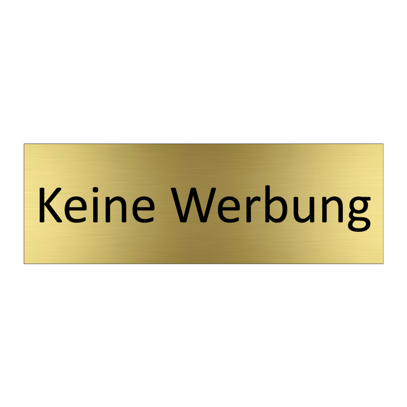 Keine Werbung