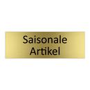 Saisonale Artikel