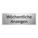 Wöchentliche Anzeigen