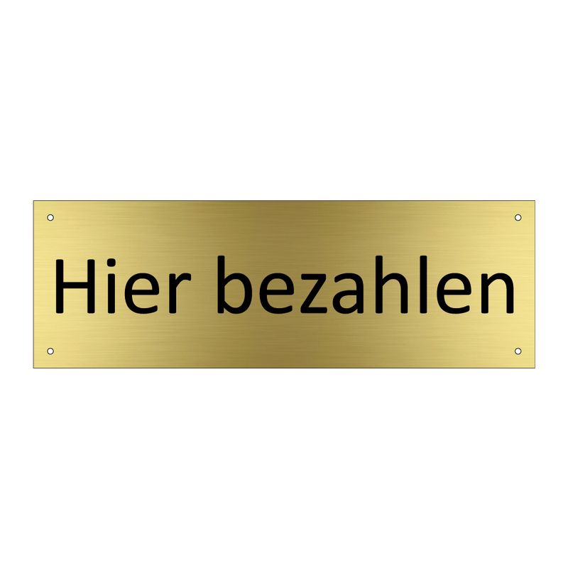 Hier bezahlen
