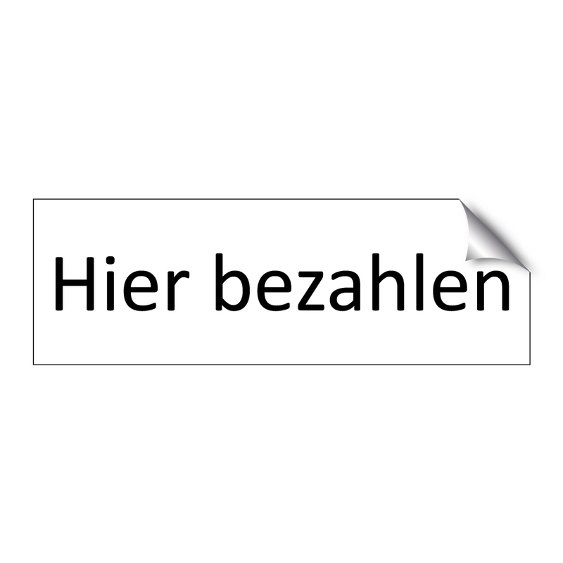 Hier bezahlen