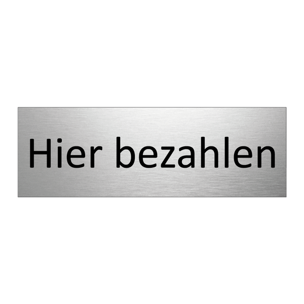 Hier bezahlen
