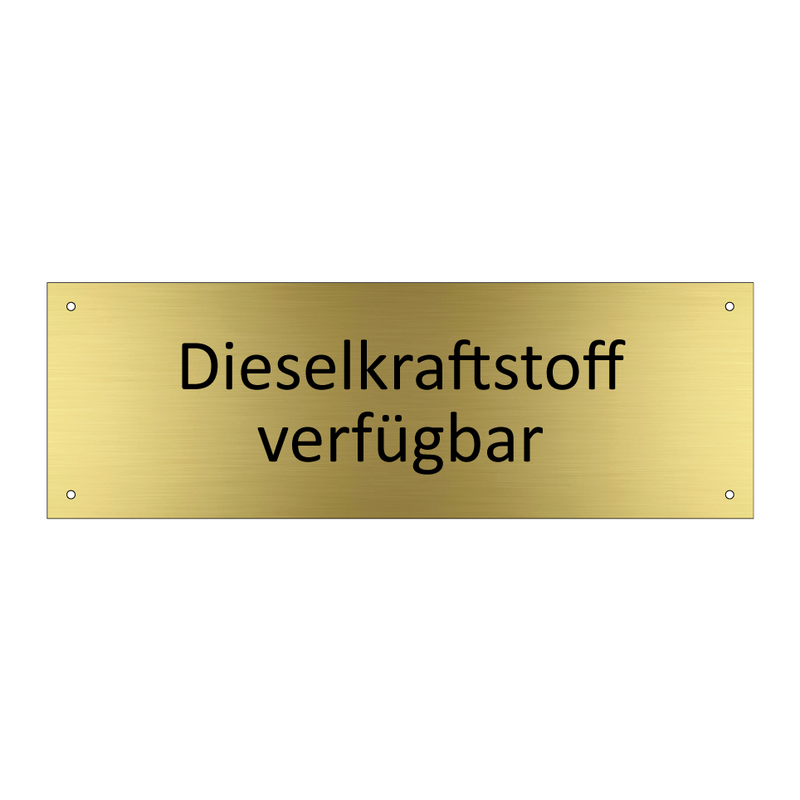 Dieselkraftstoff verfügbar