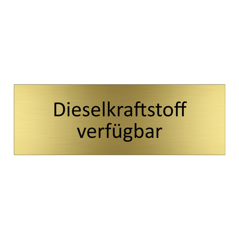 Dieselkraftstoff verfügbar